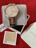  Shop Authentic Michael Kors Jaryn Quartz Rose Gold Dial Rose Gold Steel Strap Watch For Women - MK3501 - Luxxuri