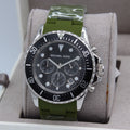  Shop Authentic Michael Kors Everest Chronograph Black Dial Green Silicone Strap Watch For Men - MK8981 - Luxxuri