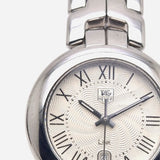  Shop Authentic Tag Heuer Link Roman Numeral Silver Dial Silver Steel Strap Watch for Women - WAT1416.BA0954 - Luxxuri