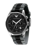  Shop Authentic Emporio Armani Sportivo Black Dial Two Tone Ceramic Bracelet Watch For Men - AR5866 - Luxxuri