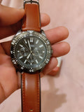 Shop Authentic Fossil Garrett Chronograph Grey Dial Brown Leather Strap Watch for Men - FS5770 - Luxxuri