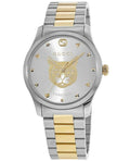  Shop Authentic Gucci G Timeless Silver Dial Two Tone Steel Strap Watch For Women - YA1264074 - Luxxuri