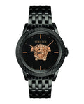  Shop Authentic Versace Palazzo Empire Black Dial Black Steel Strap Watch for Men - VERD00518 - Luxxuri