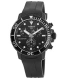  Shop Authentic Tissot Seastar 1000 Chronograph Black Dial Black Rubber Strap Watch For Men - T120.417.37.051.02 - Luxxuri