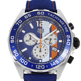  Shop Authentic Tag Heuer Formula 1 Gulf Edition Blue Dial Blue Leather Strap Watch for Men - CAZ101N.FC8243 - Luxxuri