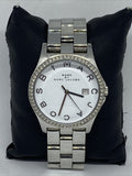  Shop Authentic Marc Jacobs Henry Diamonds White Dial Silver Steel Strap Watch for Women - MBM3044 - Luxxuri