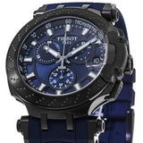  Shop Authentic Tissot T Race Chronograph Blue Dial Blue Silicone Strap Watch For Men - T115.417.37.041.00 - Luxxuri