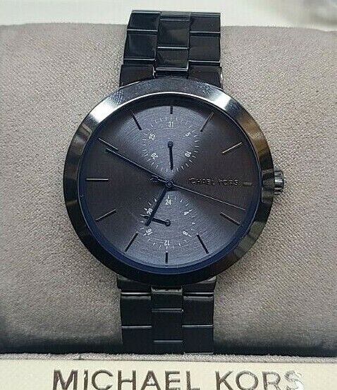  Shop Authentic Michael Kors Garner Chronograph Quartz Blue Dial Blue Steel Strap Watch For Women - MK6410 - Luxxuri