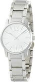  Shop Authentic Calvin Klein City Silver Dial Silver Steel Strap Watch for Women - K2G23126 - Luxxuri