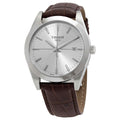 Shop Authentic Tissot Gentlemen Silver Dial Brown Leather Strap Watch for Men - T127.410.16.031.01 - Luxxuri