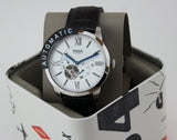  Shop Authentic Fossil Townsman Automatic Chronograph White Dial Blue Leather Strap Watch for Men - ME3167 - Luxxuri