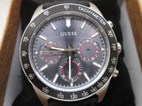  Shop Authentic Guess Altitude Chronograph Black Dial Black Rubber Strap Watch for Men - GW0332G1 - Luxxuri