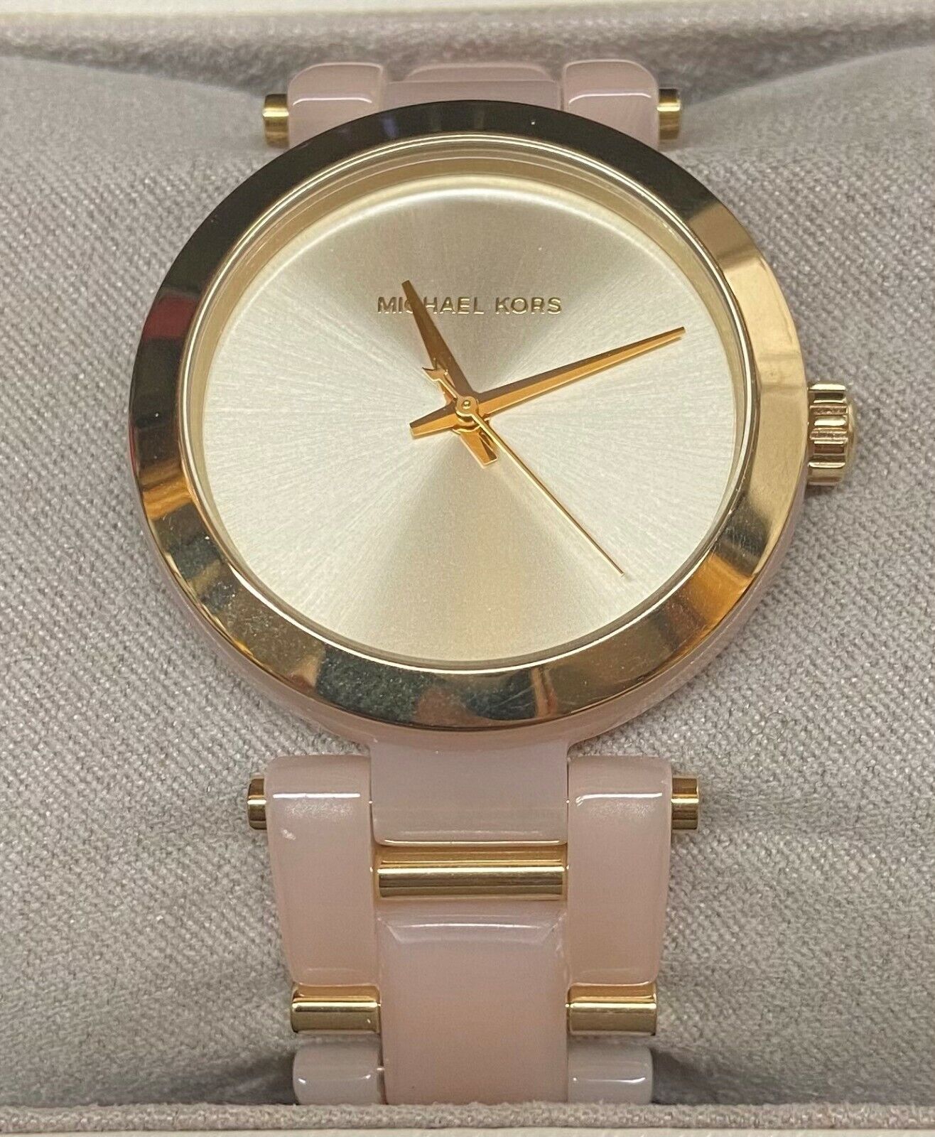  Shop Authentic Michael Kors Delray Rose Gold Dial Pink Steel Strap Watch for Women - MK4316 - Luxxuri