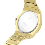  Shop Authentic Guess Zeus Diamonds Gold Dial Gold Steel Strap Watch for Men - GW0209G2 - Luxxuri