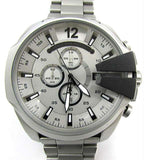  Shop Authentic Diesel Mega Chief Chronograph Silver Dial Silver Steel Strap Watch For Men - DZ4501 - Luxxuri