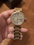  Shop Authentic Michael Kors Skylar Rose Gold Dial Rose Gold Steel Strap Watch for Women - MK5868 - Luxxuri