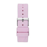  Shop Authentic Guess G-Twist Diamonds Silver Dial Pink Rubber Strap Watch for Women - W1240L1 - Luxxuri