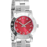  Shop Authentic Marc Jacobs Amy Red Dial Silver Steel Strap Watch for Women - MBM3335 - Luxxuri