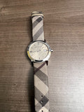  Shop Authentic Burberry The City Nova Beige Dial Grey Leather Strap Watch for Women - BU9023 - Luxxuri