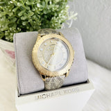  Shop Authentic Michael Kors Runway Three Hand Quartz Gold Dial Brown Leather Strap Watch For Women - MK6999 - Luxxuri