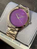  Shop Authentic Michael Kors Runway Pink Dial Rose Gold Steel Strap Watch for Women - MK3550 - Luxxuri