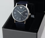  Shop Authentic Emporio Armani Kappa Quartz Blue Dial Blue Leather Strap Watch For Women - AR11012 - Luxxuri