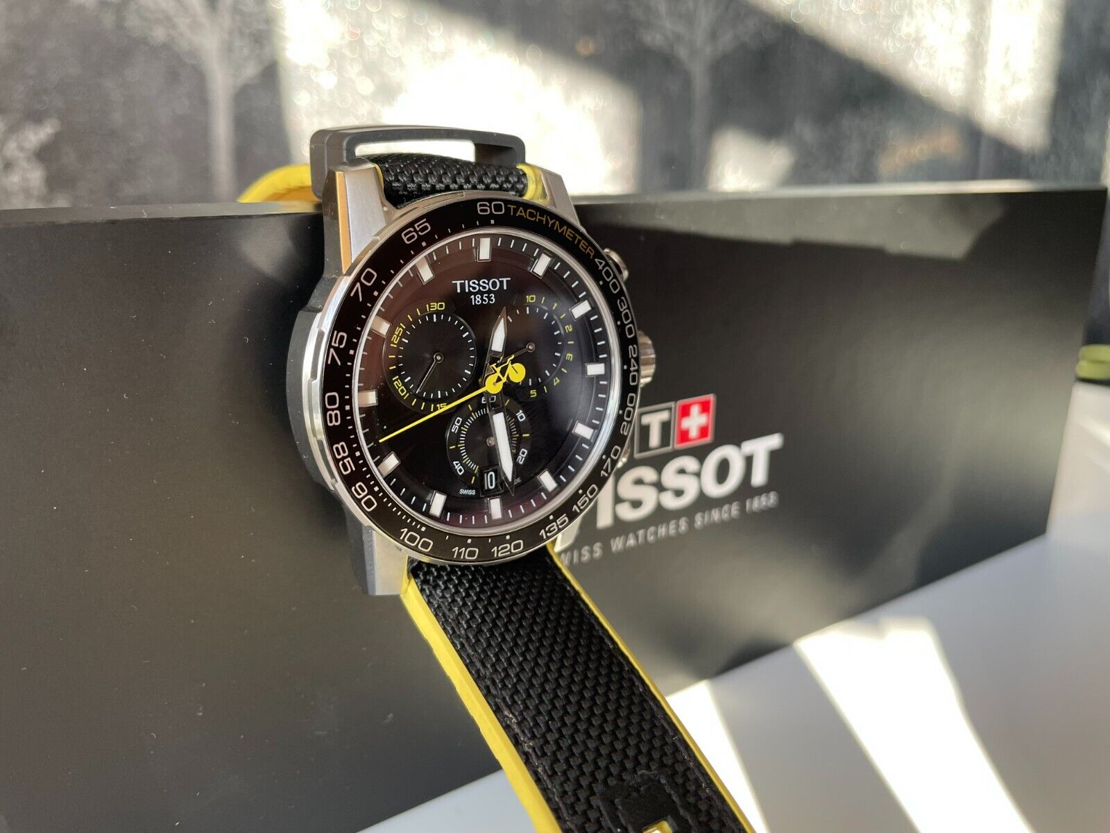  Shop Authentic Tissot T Sport Supersport Chrono Tour De France Black Dial Black Nylon Strap Watch for Men - T125.617.17.051.00 - Luxxuri
