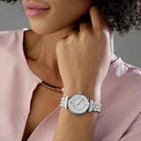  Shop Authentic Emporio Armani Gianni T-Bar Mother of Pearl Dial Silver Stainless Steel Watch For Women - AR1908 - Luxxuri