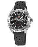  Shop Authentic Tag Heuer Formula 1 Alarm Quartz Black Dial Black Rubber Strap Watch for Men -  WAZ111A.FT8023 - Luxxuri