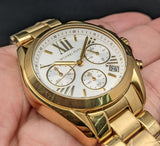  Shop Authentic Michael Kors Lexington Quartz Gold Dial Gold Steel Strap Watch For Women - MK6267 - Luxxuri