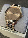  Shop Authentic Michael Kors Runway Rose Gold Dial Two Tone Steel Strap Watch for Women - MK4301 - Luxxuri