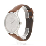  Shop Authentic Emporio Armani Renato Quartz Silver Dial Brown Leather Strap Watch For Men - AR11185 - Luxxuri
