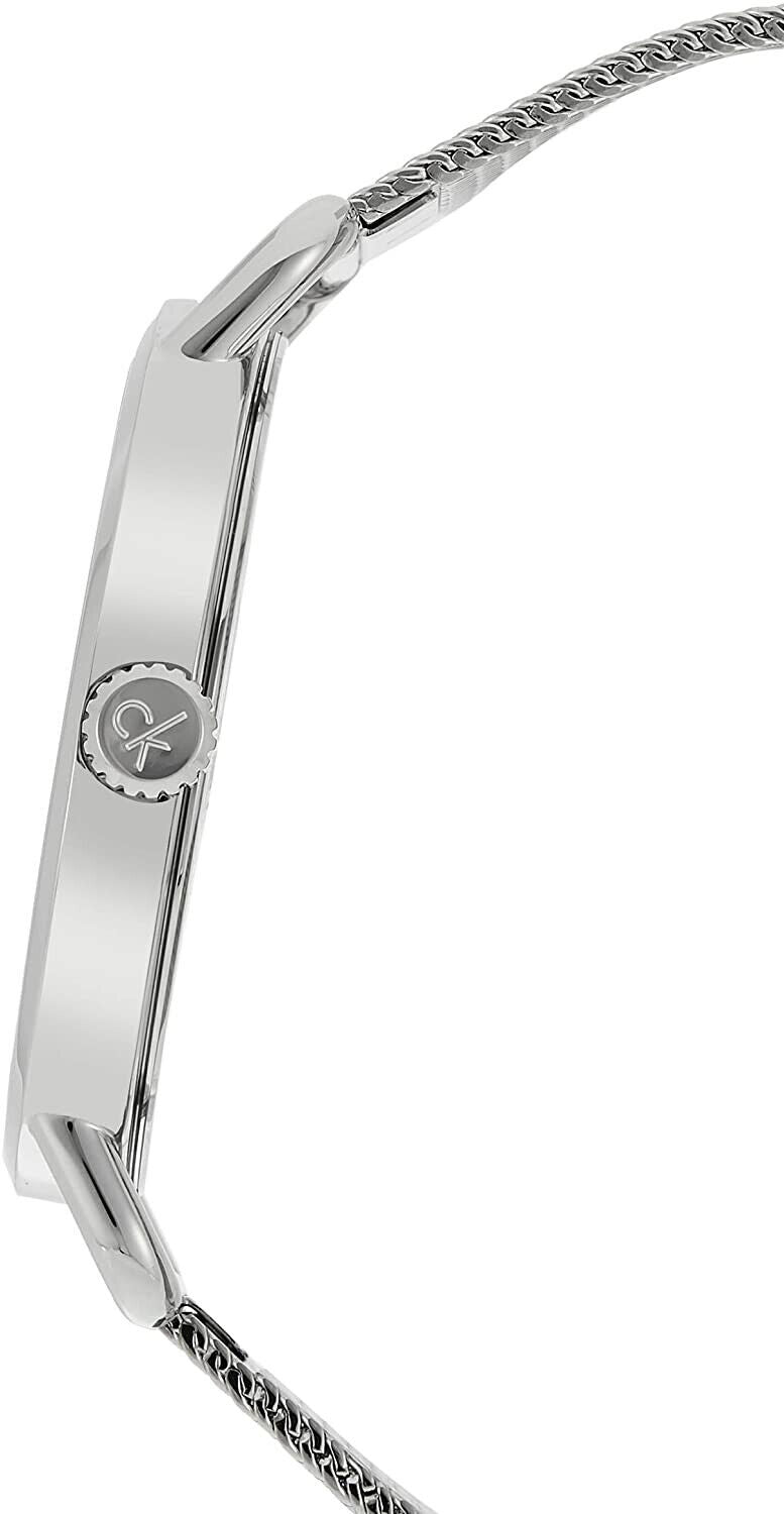  Shop Authentic Calvin Klein Even Quartz White Dial Silver Steel Strap Watch for Women - K7B21126 - Luxxuri