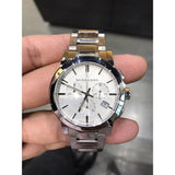  Shop Authentic Burberry The City White Dial Silver Steel Strap Watch for Men - BU9750 - Luxxuri