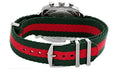  Shop Authentic Gucci Grip Quartz Chronograph Red Dial Two Tone NATO Strap Watch for Men - YA157304 - Luxxuri