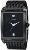  Shop Authentic Guess Diamonds Black Dial Black Mesh Strap Watch for Men - W0298G1 - Luxxuri