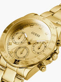  Shop Authentic Guess Eclipse Gold Dial Gold Steel Strap Watch for Women - GW0314L2 - Luxxuri