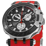 Shop Authentic Tissot T Race Chronograph Black Dial Red Silicone Strap Watch For Men - T115.417.27.051.00 - Luxxuri