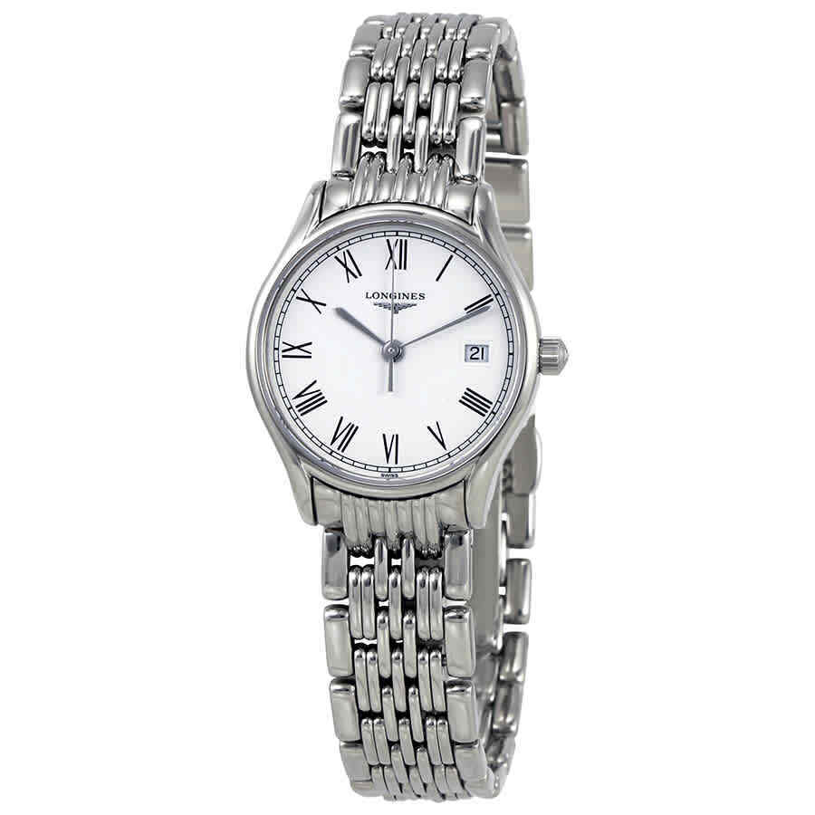  Shop Authentic Longines Lyre White Dial Silver Stainless Steel Watch for Women - L4.259.4.11.6 - Luxxuri
