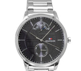  Shop Authentic Tommy Hilfiger Hunter Grey Dial Silver Steel Strap Watch for Men - 1791608 - Luxxuri