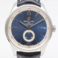  Shop Authentic Breitling Premier Automatic 40mm Blue Dial Blue Leather Strap Mens Watch - A37340351C1P2 - Luxxuri