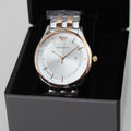  Shop Authentic Emporio Armani Lambda Analog Silver Dial Two Tone Steel Strap Watch For Men - AR11044 - Luxxuri
