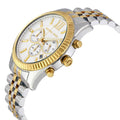  Shop Authentic Michael Kors Lexington Silver Dial Two Tone Steel Strap Watch for Men - MK8344 - Luxxuri