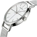  Shop Authentic Calvin Klein Even White Dial Silver Mesh Bracelet Watch for Women - K7B23126 - Luxxuri