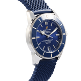  Shop Authentic Breitling Superocean Heritage B20 Automatic 42 Blue Dial Blue Mesh Bracelet Watch for Men - AB2010161C1S1 - Luxxuri