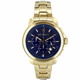  Shop Authentic Maserati Successo Chronograph Blue Dial Gold Steel Strap Watch For Men - R8873621021 - Luxxuri
