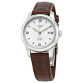  Shop Authentic Tissot T Classic Le Locle Automatic Silver Dial Brown Leather Strap Watch For Women - T006.207.16.038.00 - Luxxuri