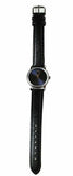  Shop Authentic Movado Museum Blue Dial Black Leather Strap Watch For Women - 2100010 - Luxxuri