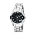  Shop Authentic Emporio Armani Valente Chronograph Black Dial Silver Stainless Steel Watch For Men - AR0673 - Luxxuri