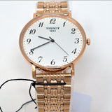  Shop Authentic Tissot T Classic Everytime White Dial Rose Gold Mesh Bracelet Watch for Men - T109.610.33.032.00 - Luxxuri